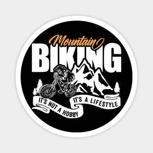 Mountain Biker Magnet